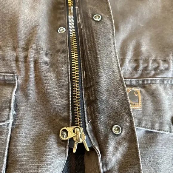 Carhartt C52 CHT men Sz XXL tall Detroit Style Blanket Lined 4Aces Stitched Back - Picture 13 of 16